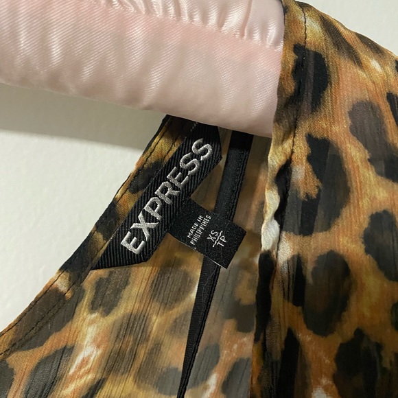 Express Leopard Print Dress - Picture 2 of 2